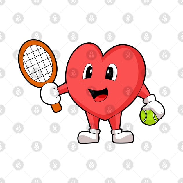 Heart Tennis Tennis racket by Markus Schnabel