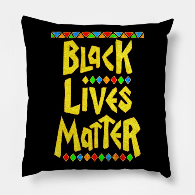 BLACK LIVES MATTER Pillow by cabinboy100