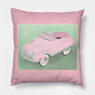 50'S pedal Car Pillow