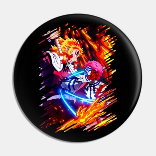 Akaza And Rengoku Pin