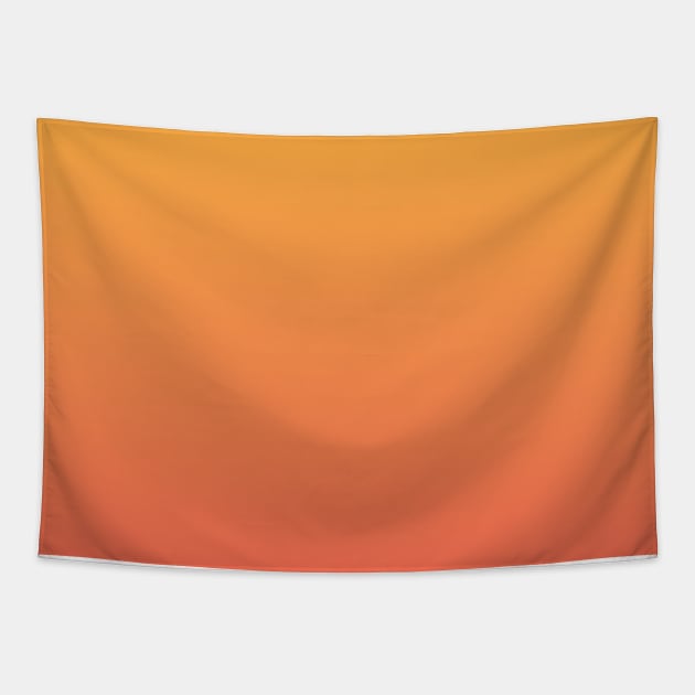 Papaya Coral and Pineapple yellow Ombre Fade Sunset Gradient Tapestry by squeakyricardo