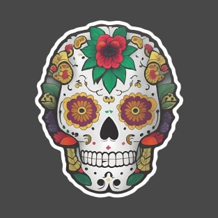 Calavera de Azúcar In Memory's Embrace T-Shirt