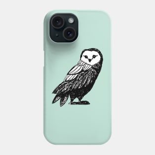 Hand Drawn Owl Phone Case