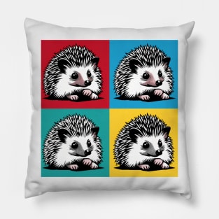 Pop Hedgehog Art - Cute Hedgehogs Pillow