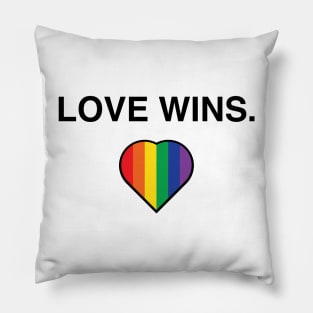 Love Wins Pro Gay Marriage Shirt Pillow