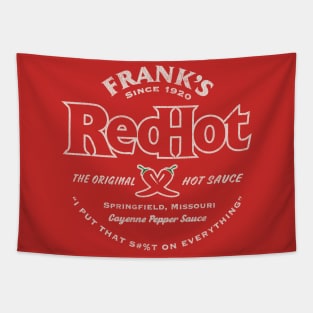 Frank's Red Hot Sauce Worn Tapestry