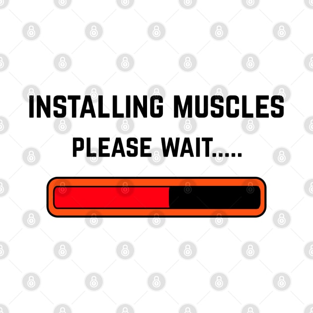 Installing muscles please wait by Hloosh