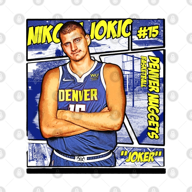 Nikola Jokic // Comics Retro 90s by Bootlegheavens