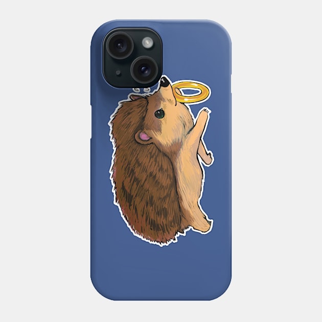 Hedgehog on his way to do business Phone Case by iisjah