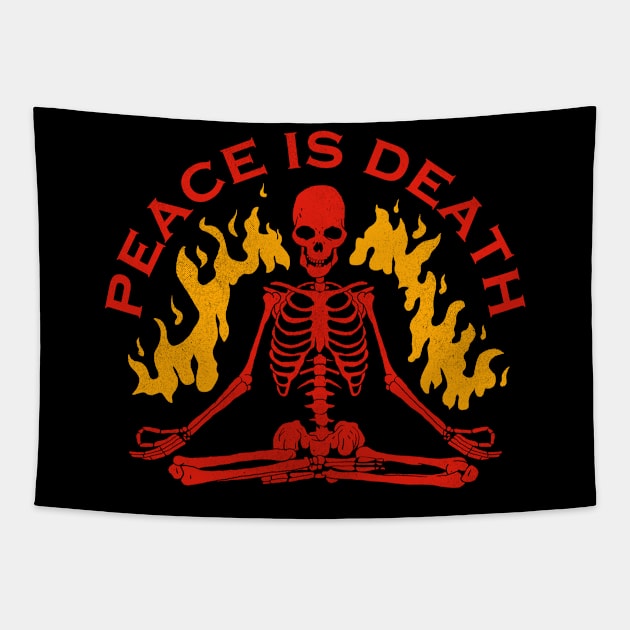 Peace Is Death Tapestry by Oiyo