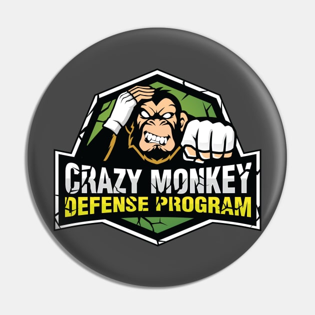 The Determined Monkey Pin by rodney