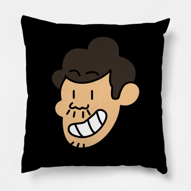 Andre Inside Job Pillow by MigiDesu