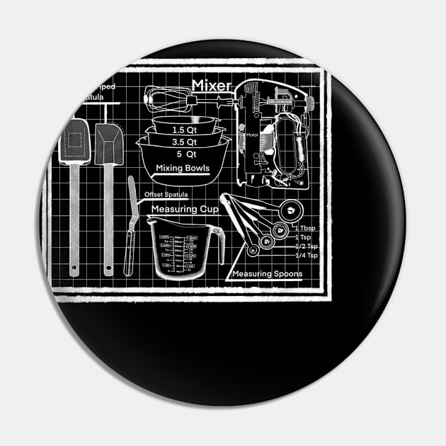 The Baker Blueprint Pin by Schematic Fanatic