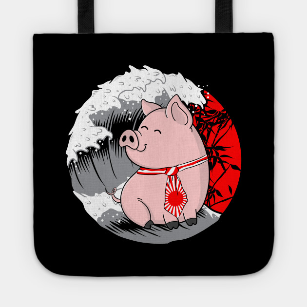 Cute Kawaii Pig Japanese Anime Swine Animals Pigs Tote Teepublic