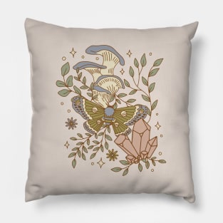 Whimsical Curiosities - Olive Pillow