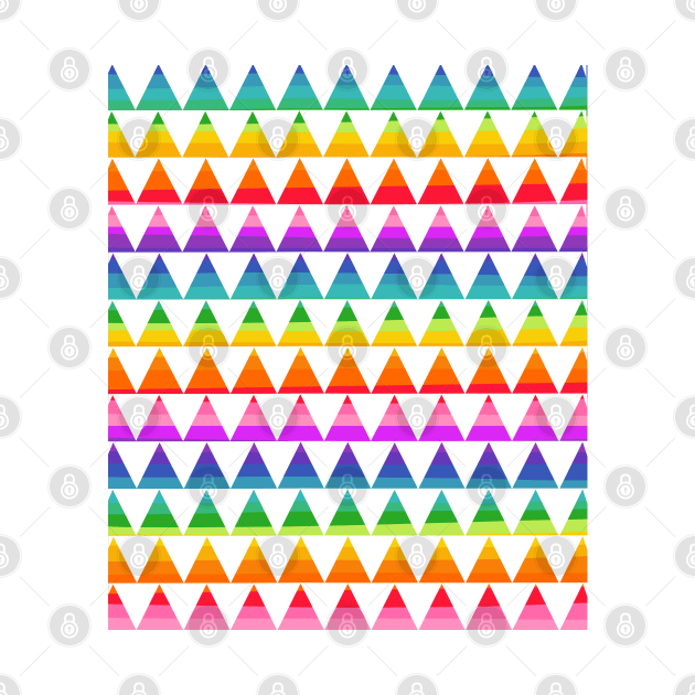 Rainbow Triangles by OneThreeSix