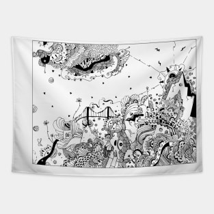City of Serendipity Tapestry