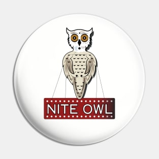 Nite Owl Fall River Vintage Pin