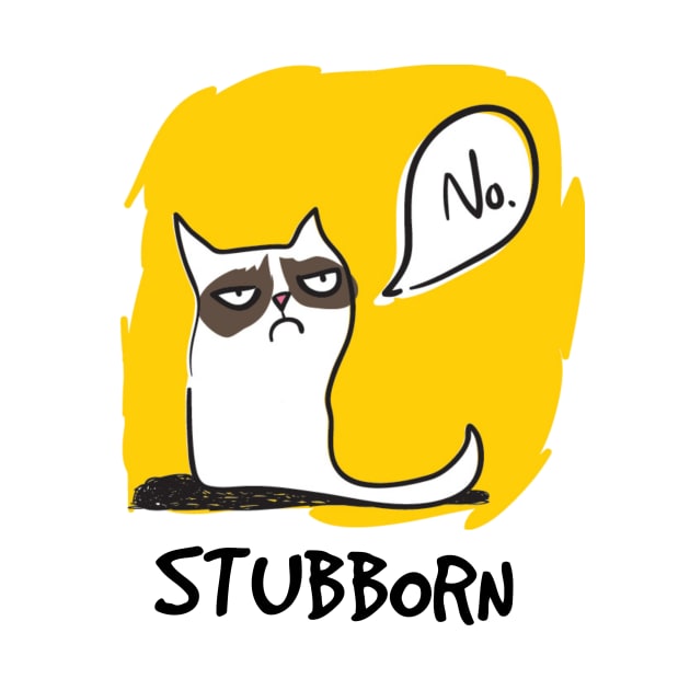Funny cat tricks stubborn cats shirt by Teeboom St