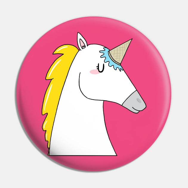 Undercover unicorn Pin by adrianserghie