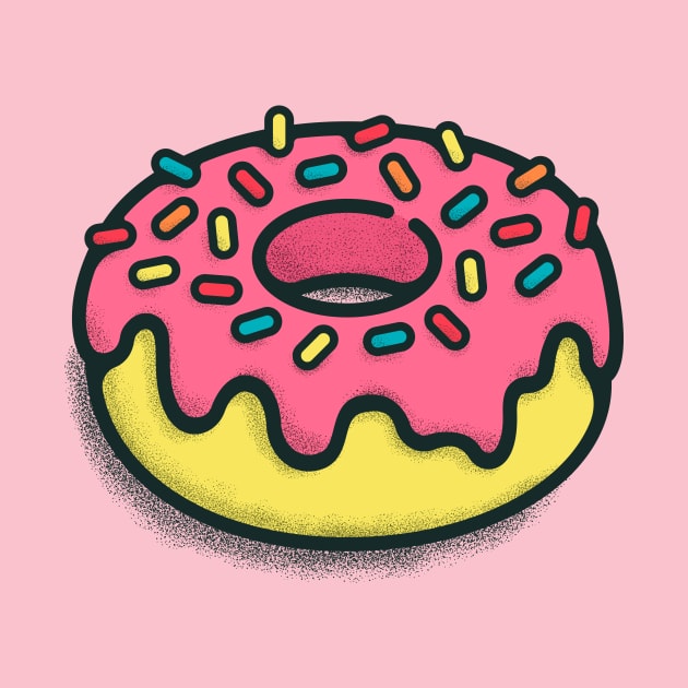 Donut with sprinkles by Franjos