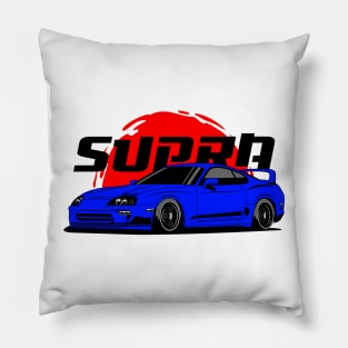 Blue Supra JDM Pillow