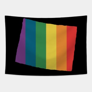 Wyoming State Rainbow Tapestry