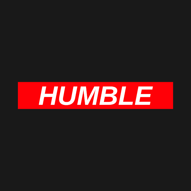 HUMBLE // Red Box Logo by FlexxxApparel