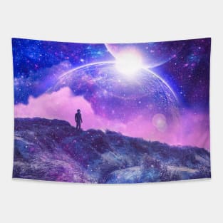 Astral Collision Tapestry