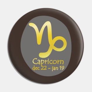 Capricorn Pin