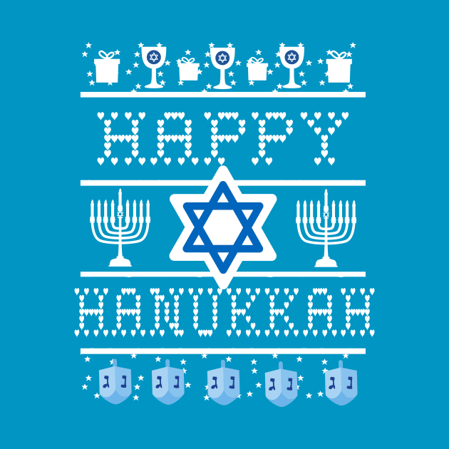 Ugly Hanukkah Sweater by Scarebaby