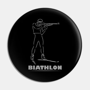 Biathlon Sport Sport Winter Sports Men Pin