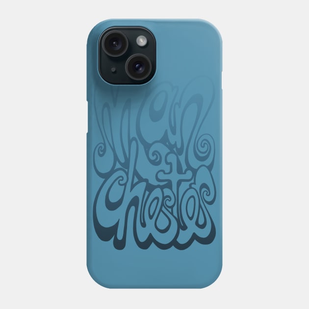 Manchester lettering - sailor blue Phone Case by BigNoseArt