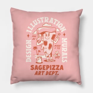 Sagepizza Mascot Tee Pillow