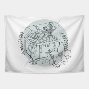 treasure charm - aesthetic drawing Tapestry