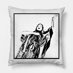 Woman portrait  80 Casandra Pillow