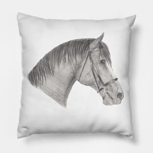 Bridled Horse Pillow