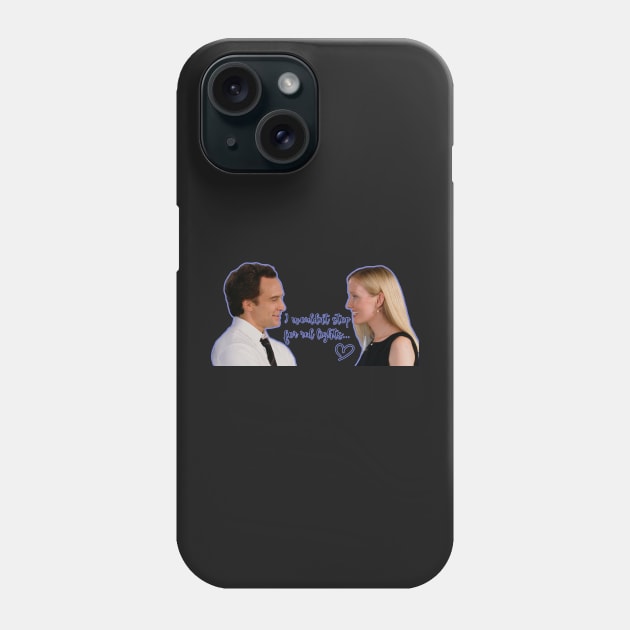 West Wing Josh and Donna Red Lights Phone Case by baranskini