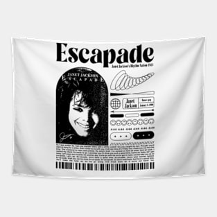 Janet Jackson Escapade Vintage Tapestry