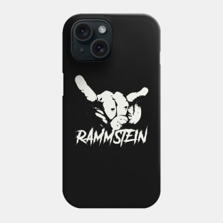 rammstein ll horn sign Phone Case