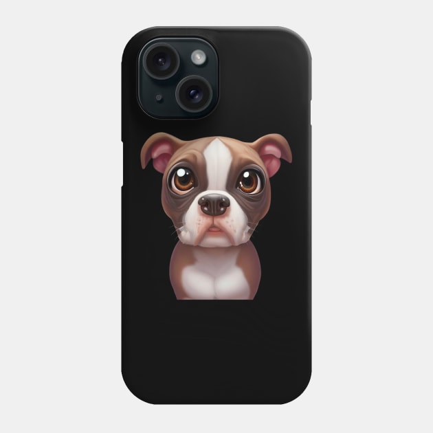 Dogtastic American Pit Bull Terrier Phone Case by Art By Mojo