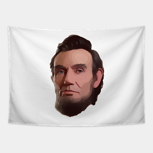 Abraham Lincoln Tapestry by Playful Creatives