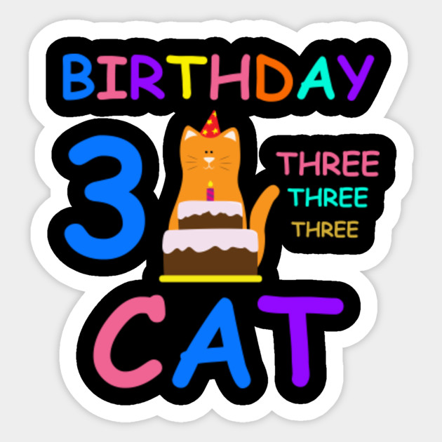 Princess 3rd Birthday 3 Year Old Girl Three Princess 3rd Birthday 3 Year Old Girl Sticker Teepublic Uk