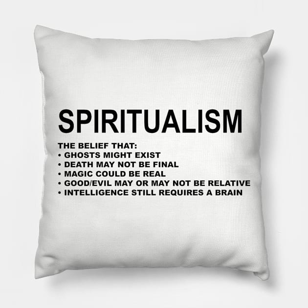 Spiritualism Pillow by dxkeizur