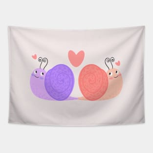 Cute Snail Tapestry