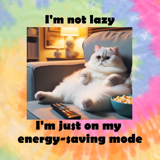 I'm not lazy, I'm just on my energy-saving mode by grazkaa