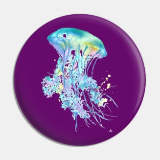 Bright Jellyfish Pin