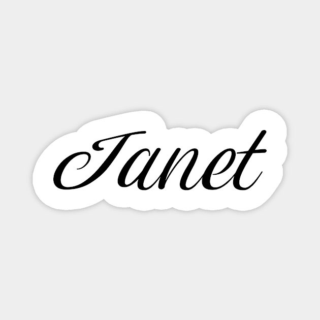 Name Janet Magnet by gulden