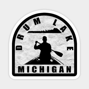 Drum Lake Canoeing Michigan Magnet