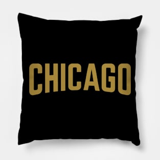 Chicago City Typography Pillow